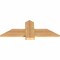 Ekena Millwork Eugene Smooth Timber Gable Bracket, Western Red Cedar, 36"W x 13"H x 1 1/2"D x 5 1/2"F, 9/12 Pitch GBW036X13X0206EUG00SWR - alternate 4
